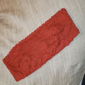 Aerie lace strapless underwire bra 34 C